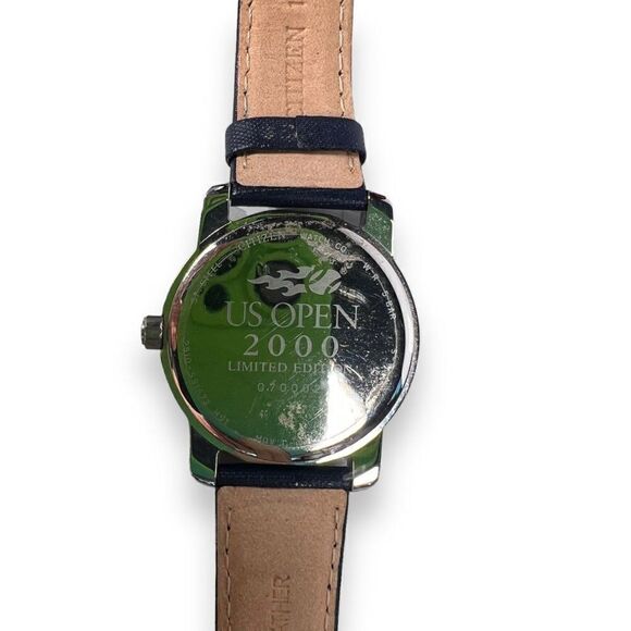 Citizen Limited Edition US Open 2000 Navy Genuine‎ Leather Band Watch main image 10
